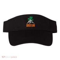 Irish American Flag Shamrock Wrestling St. Patricks Day Visor thumb 0