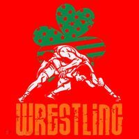 Irish American Flag Shamrock Wrestling St. Patricks Day Santa Hat thumb 1