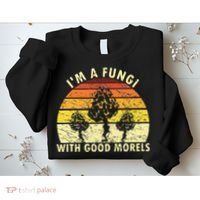 I'm A Fungi Funny Mushroom Foraging Retro FungiHunter Sweatshirt thumb 2