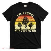 I'm A Fungi Funny Mushroom Foraging Retro FungiHunter T-Shirt thumb 0