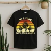 I'm A Fungi Funny Mushroom Foraging Retro FungiHunter T-Shirt thumb 2