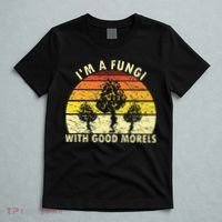 I'm A Fungi Funny Mushroom Foraging Retro FungiHunter T-Shirt thumb 5