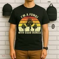 I'm A Fungi Funny Mushroom Foraging Retro FungiHunter T-Shirt thumb 6