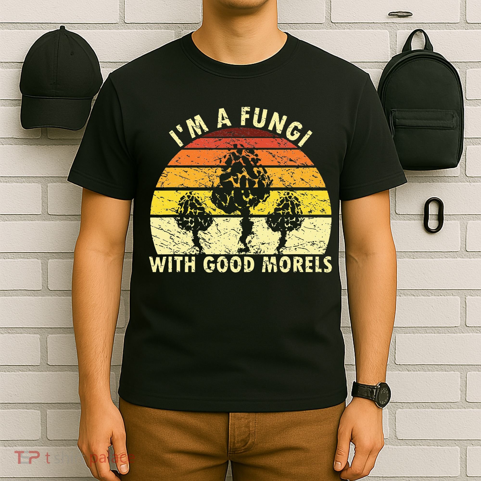 I'm A Fungi Funny Mushroom Foraging Retro FungiHunter T-Shirt
