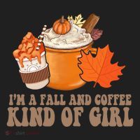Im A Fall And Coffee Kind Of Girl Cute Women's Sweatshirt thumb 2