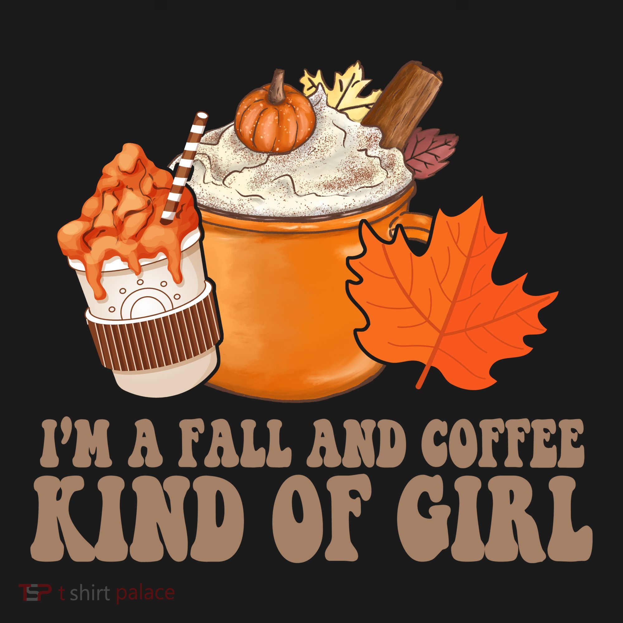 Im A Fall And Coffee Kind Of Girl Cute Coaster