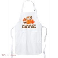 Im A Fall And Coffee Kind Of Girl Cute Apron thumb 0