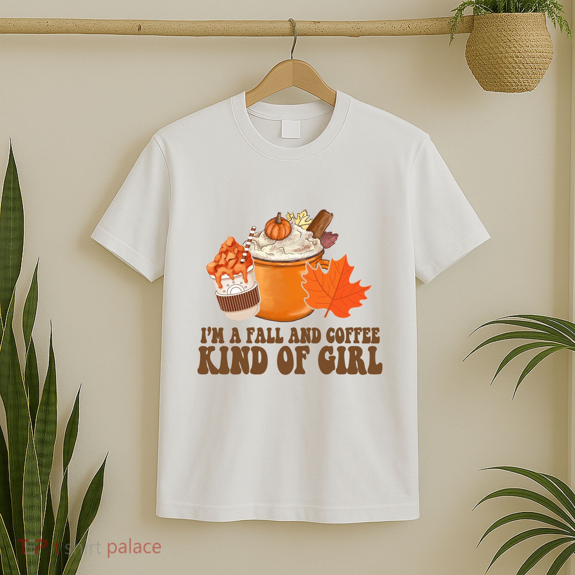 Im A Fall And Coffee Kind Of Girl Cute T-Shirt