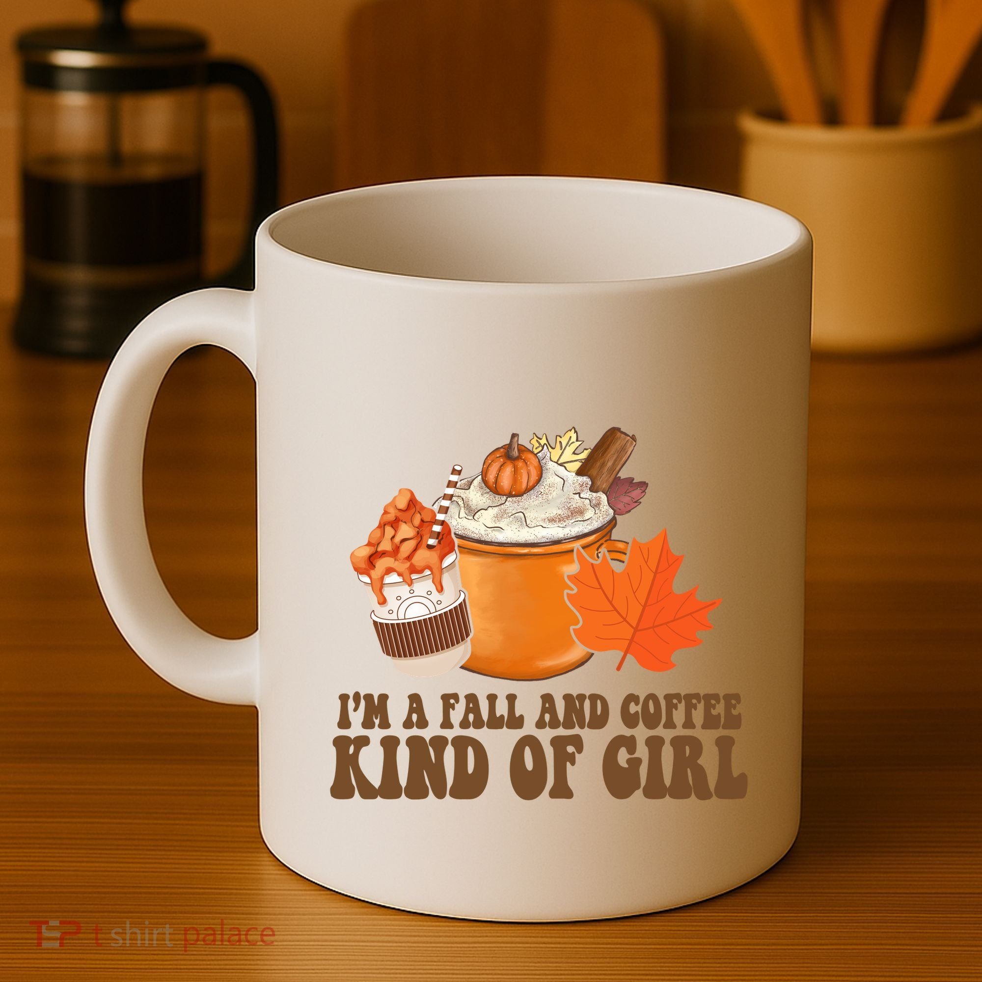 Im A Fall And Coffee Kind Of Girl Cute Coffee Mug