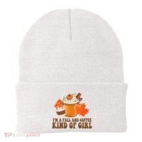 Im A Fall And Coffee Kind Of Girl Cute Beanie thumb 0