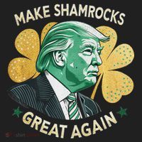 Irish American Funny Make St. Patrick’S Day Great Again Women's Sweatshirt thumb 2