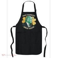 Irish American Funny Make St. Patrick’S Day Great Again Apron thumb 0