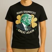 Irish American Funny Make St. Patrick’S Day Great Again T-Shirt thumb 3