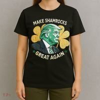Irish American Funny Make St. Patrick’S Day Great Again T-Shirt thumb 4