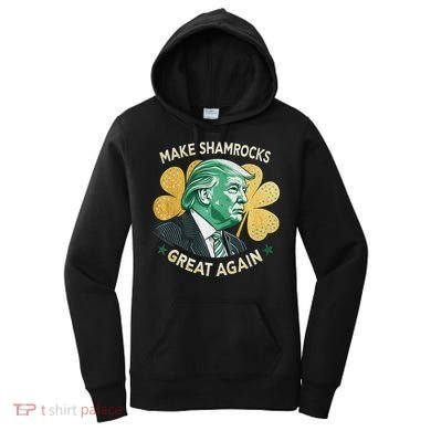 Irish American Funny Make St. Patrick’S Day Great Again Women's Hoodie