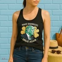 Irish American Funny Make St. Patrick’S Day Great Again Women's Tank Top thumb 2