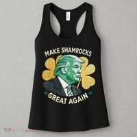 Irish American Funny Make St. Patrick’S Day Great Again Women's Tank Top thumb 3