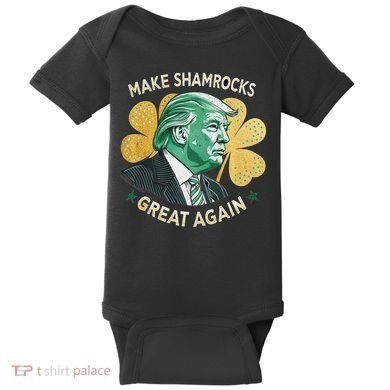 Irish American Funny Make St. Patrick’S Day Great Again Baby Bodysuit