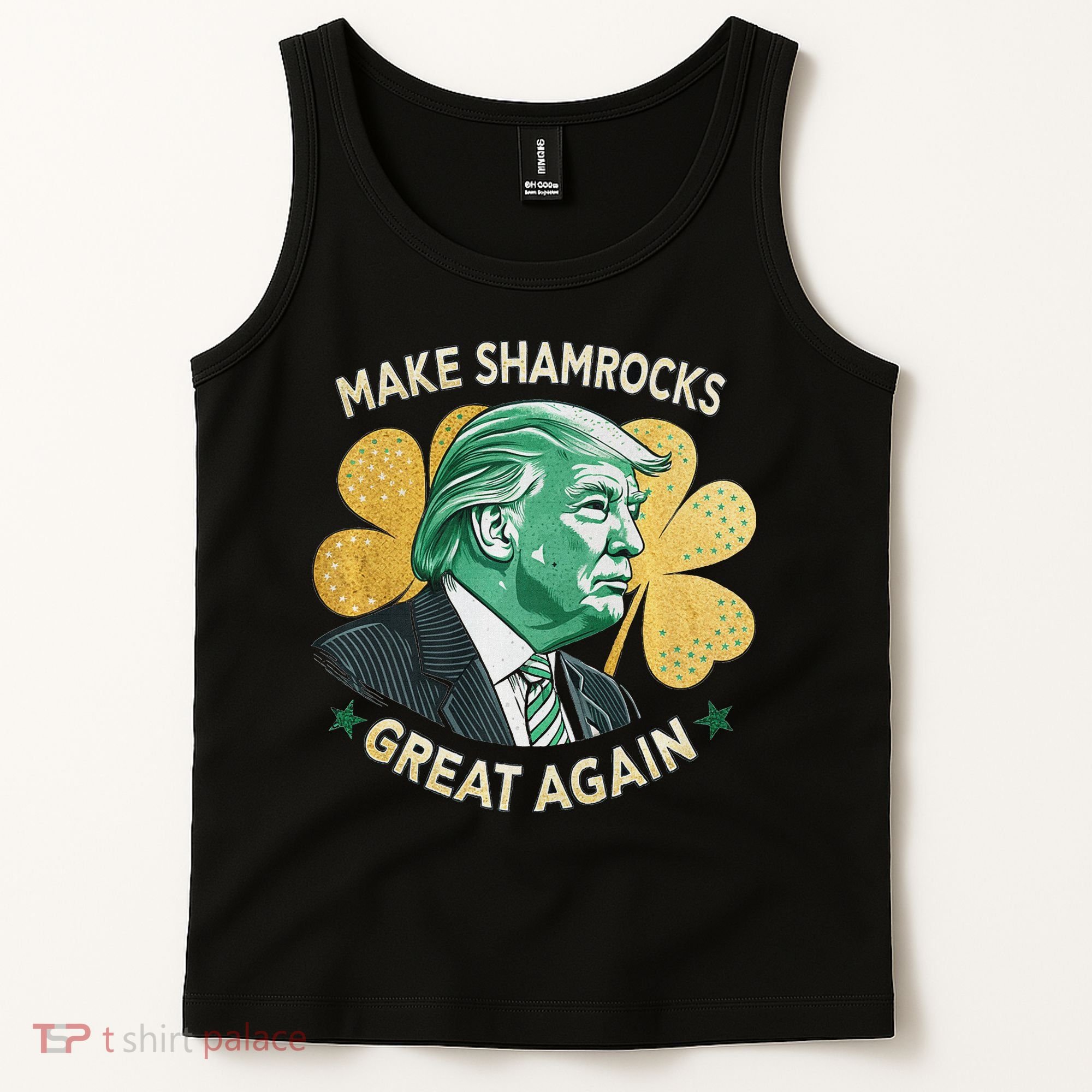 Irish American Funny Make St. Patrick’S Day Great Again Tank Top