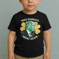 Irish American Funny Make St. Patrick’S Day Great Again Toddler T-Shirt thumb 2
