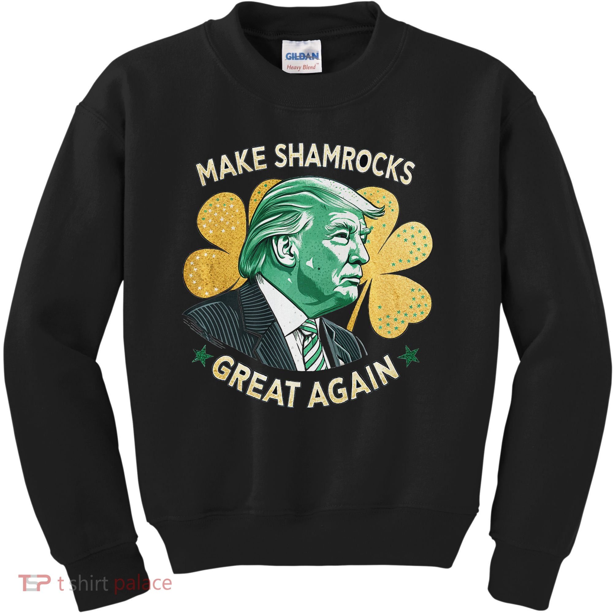 Irish American Funny Make St. Patrick’S Day Great Again Kids Sweatshirt