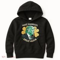 Irish American Funny Make St. Patrick’S Day Great Again Kids Hoodie thumb 0