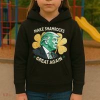 Irish American Funny Make St. Patrick’S Day Great Again Kids Hoodie thumb 3