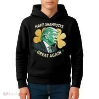 Irish American Funny Make St. Patrick’S Day Great Again Kids Hoodie thumb 4
