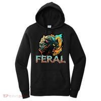 I Am Feral Cat Orange And Yellow Women's Hoodie thumb 0