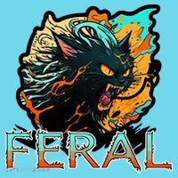 I Am Feral Cat Orange And Yellow Long Sleeve Shirt thumb 2
