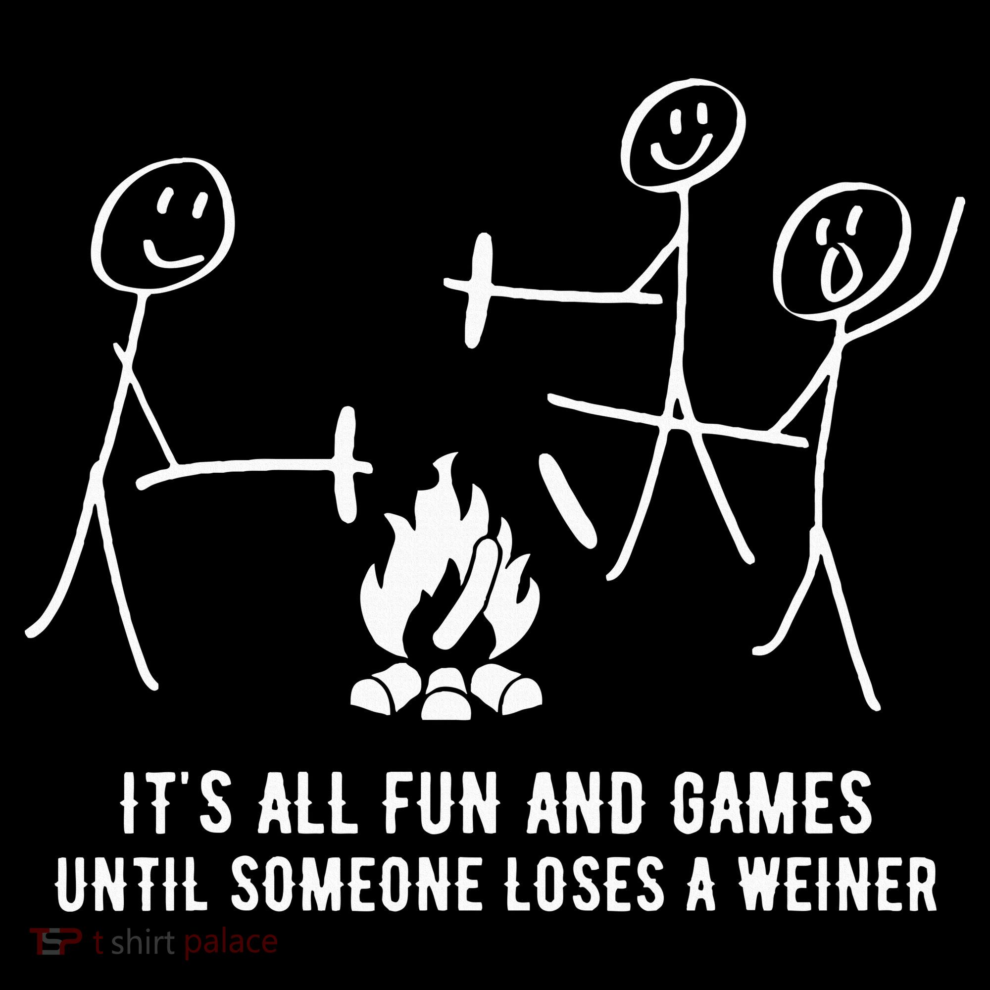 ItS All Fun And Games Until Someone Lose A Weiner Mousepad