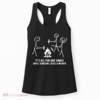 ItS All Fun And Games Until Someone Lose A Weiner Women's Tank Top thumb 0