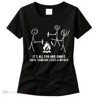 ItS All Fun And Games Until Someone Lose A Weiner Women's T-Shirt thumb 0