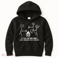 ItS All Fun And Games Until Someone Lose A Weiner Kids Hoodie thumb 0