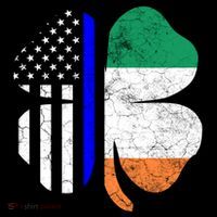 Irish American Flag Police St Patricks Day Saint Paddys Cool Gift Coffee Mug thumb 5