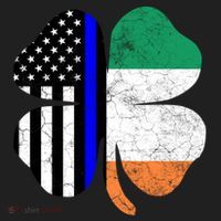 Irish American Flag Police St Patricks Day Saint Paddys Cool Gift Beanie thumb 2
