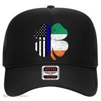 Irish American Flag Police St Patricks Day Saint Paddys Cool Gift Hat thumb 0
