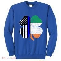 Irish American Flag Police St Patricks Day Saint Paddys Cool Gift Sweatshirt thumb 0