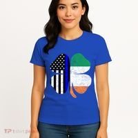 Irish American Flag Police St Patricks Day Saint Paddys Cool Gift Women's T-Shirt thumb 4