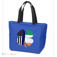 Irish American Flag Police St Patricks Day Saint Paddys Cool Gift Tote Bag thumb 3