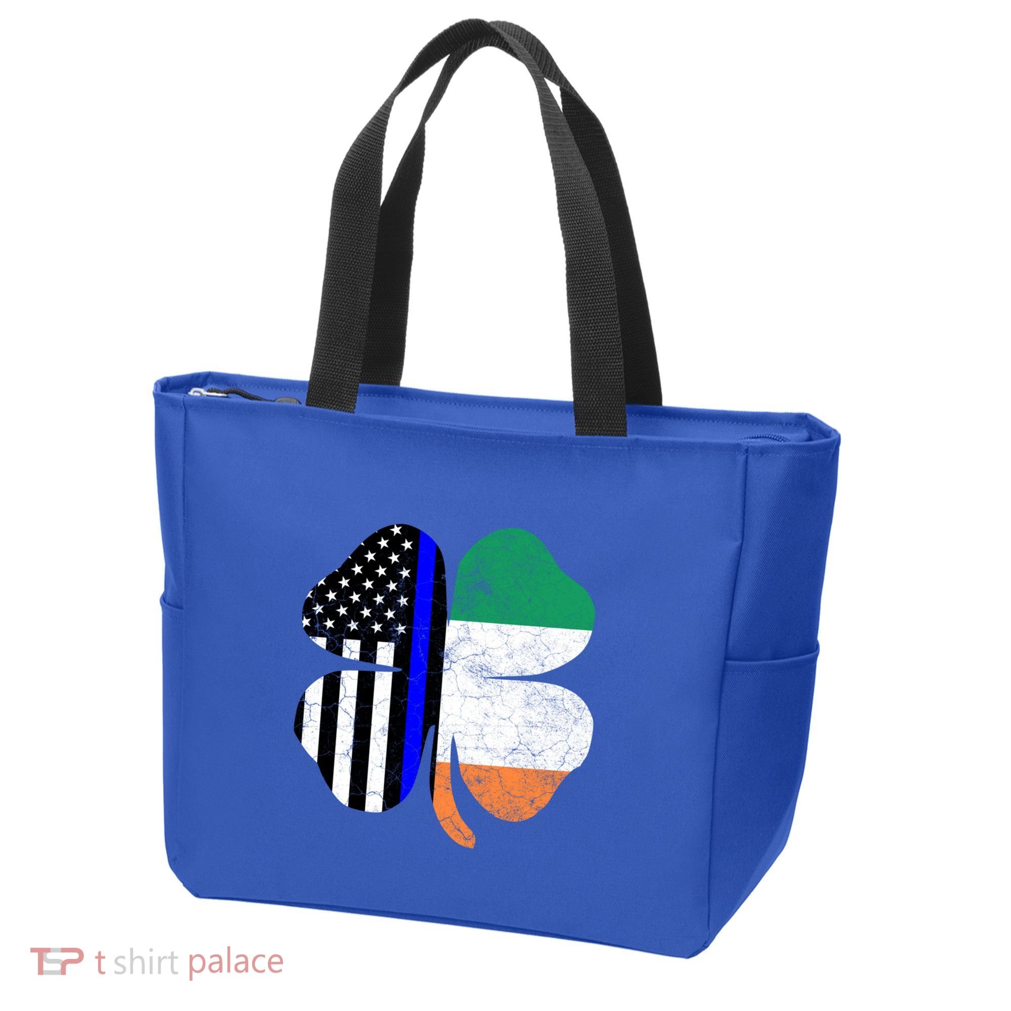 Irish American Flag Police St Patricks Day Saint Paddys Cool Gift Tote Bag