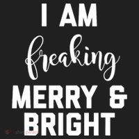 I Am Freaking Merry And Bright Bad Mom Hat thumb 2