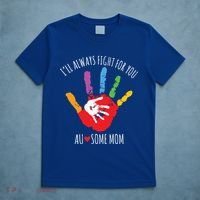 Ill Always Fight For You Ausome Mom Autism Awareness T-Shirt thumb 5