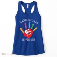 Ill Always Fight For You Ausome Mom Autism Awareness Women's Tank Top thumb 0