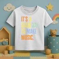It's A Good Day To Make Music Funny Music Lover Teacher Toddler T-Shirt thumb 3