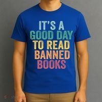 It's A Good Day To Read Banned Books Gift Books Vintage Retro Gift T-Shirt thumb 3