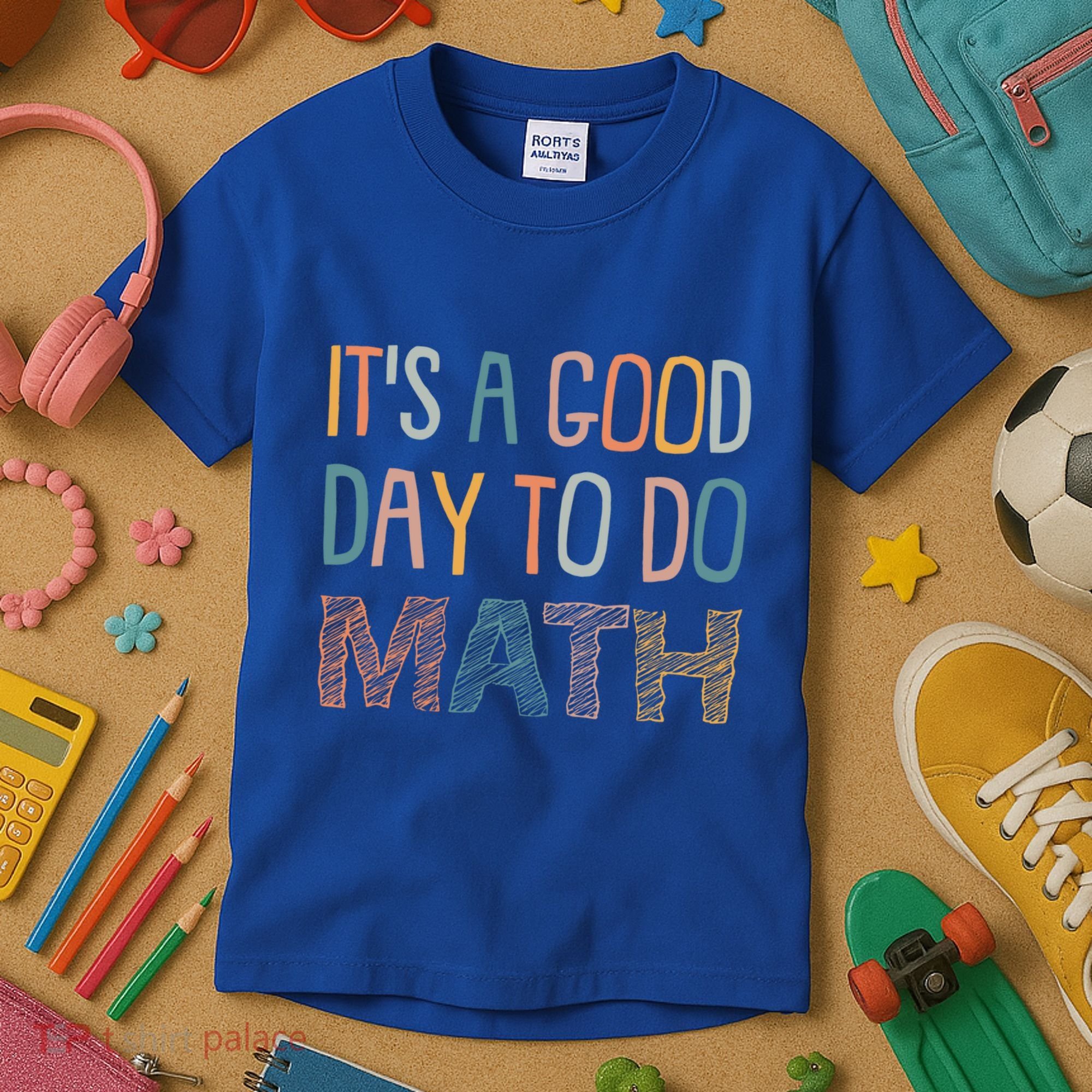 ItS A Good Day To Do Math Funny Back To School Math Teacher Meaningful Gift Kids T-Shirt