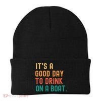 It's A Good Day To Drink On A Boat Beanie thumb 0
