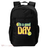 It's A Good Day Retro Positive Happy Backpack thumb 0