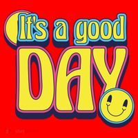 It's A Good Day Retro Positive Happy Santa Hat thumb 1